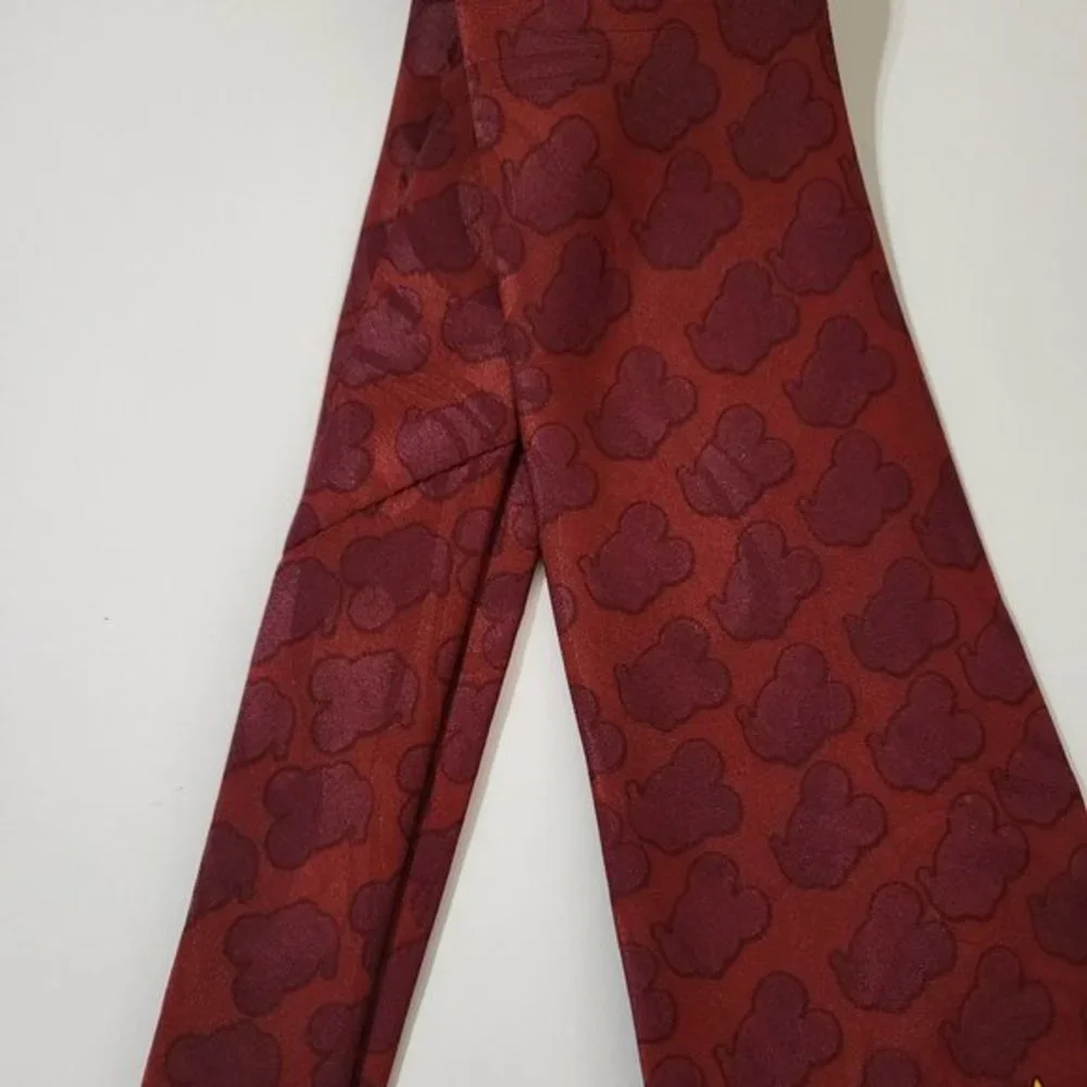 Vintage Disney Mickey‎ Mouse Balancine INC Men's Red Neck Tie Marching Band